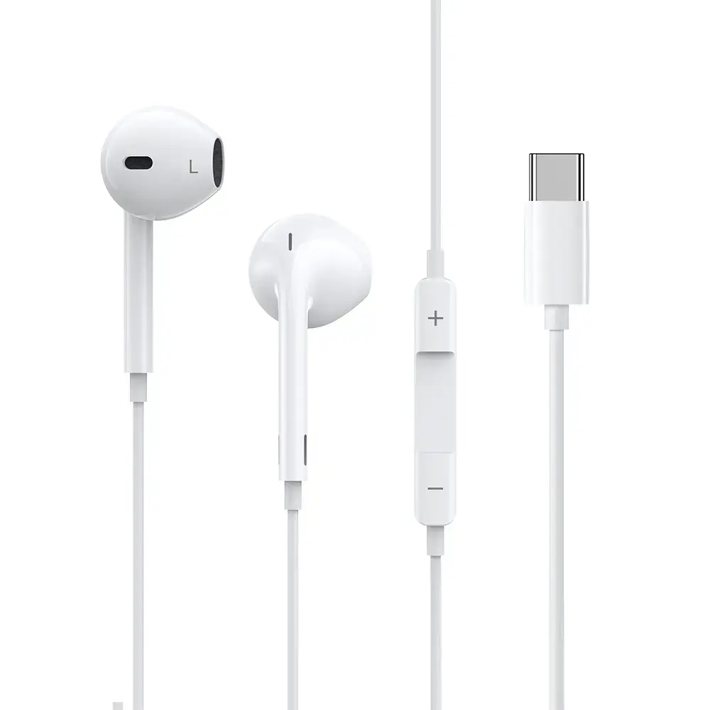 Rock Earphones ES08 Type C white