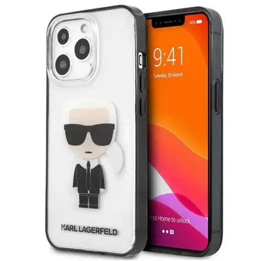 Karl Lagerfeld KLHCP13LHIKCK iPhone 13 Pro | 13 6,1" transparent Ikonik Karl