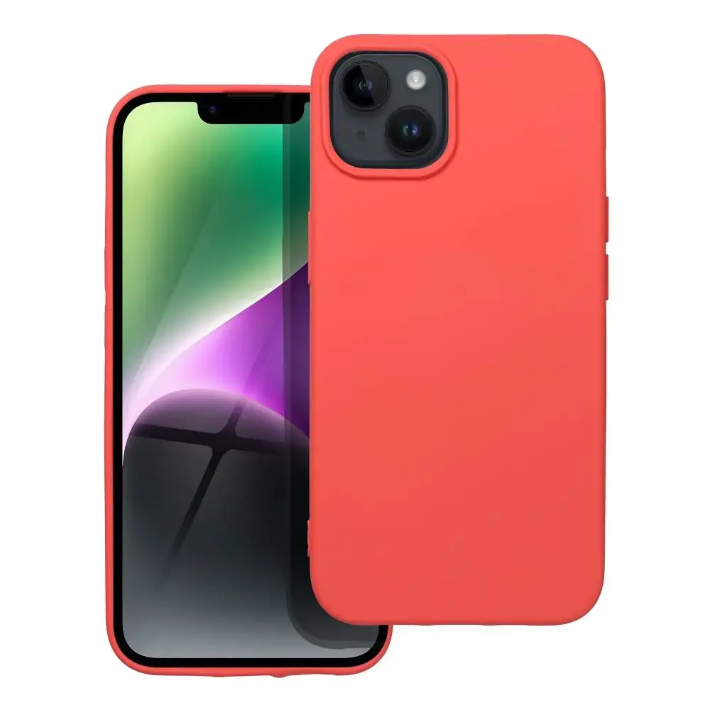 Silicone maciņš telefonam iPhone 14 oranžs