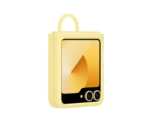 EF-PF741TYE Samsung Silicone Cover with Ring for Galaxy Z Flip 6 Yellow