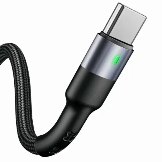 USAMS U26 SJ313TC01 провод для передачи данных и зарядки | USB-A на USB-C | 15W | 1m | черный