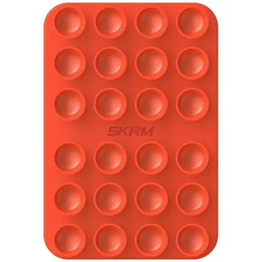 Universal suction cup Skinarma Stax MagSafe for phone orange