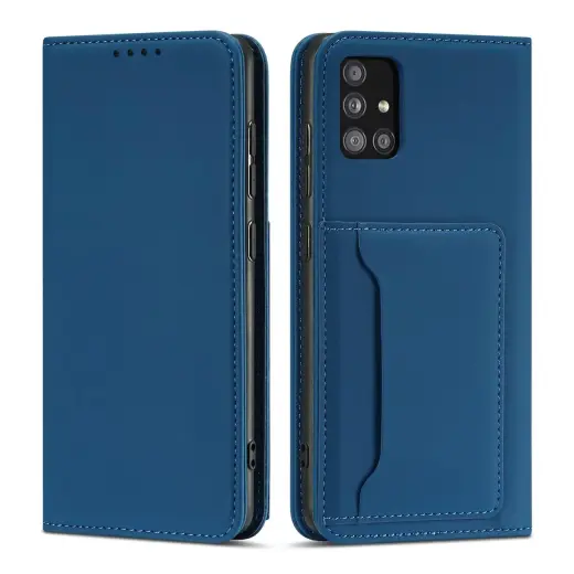 Magnet Card Case Case For Samsung Galaxy A13 5G Pouch Wallet Card Holder Blue