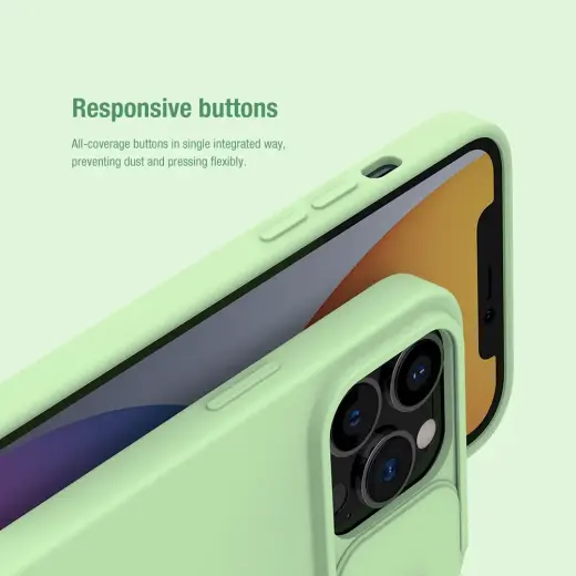 Nillkin CamShield Silky Magnetic Silicone Case for iPhone 13 Pro Blue