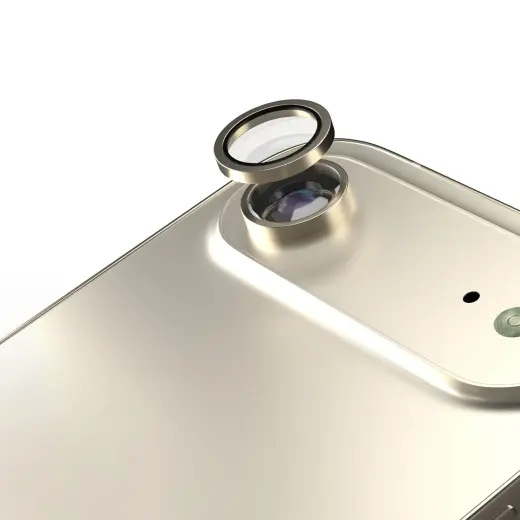 Etteri camera lens protector for iPhone 17 Air gold