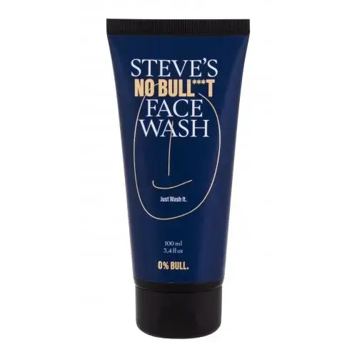 Steve's No Bull***t Face Wash Cleansing Gel for Face for Men 100 Ml