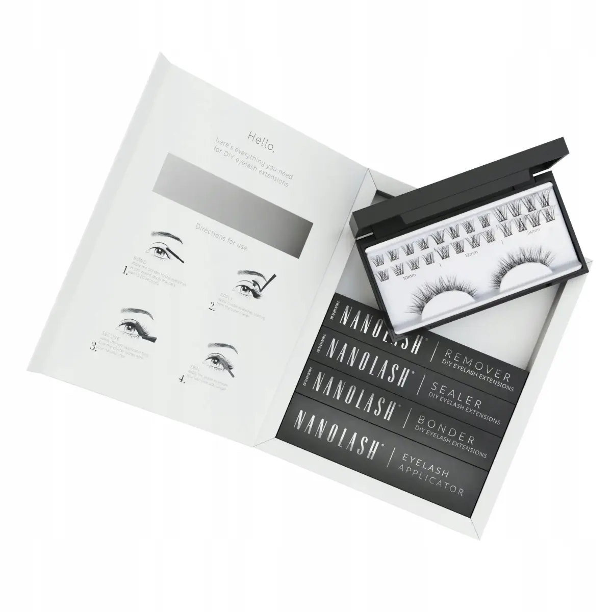 Set of False Eyelashes Nanolash Classy 5 Pieces