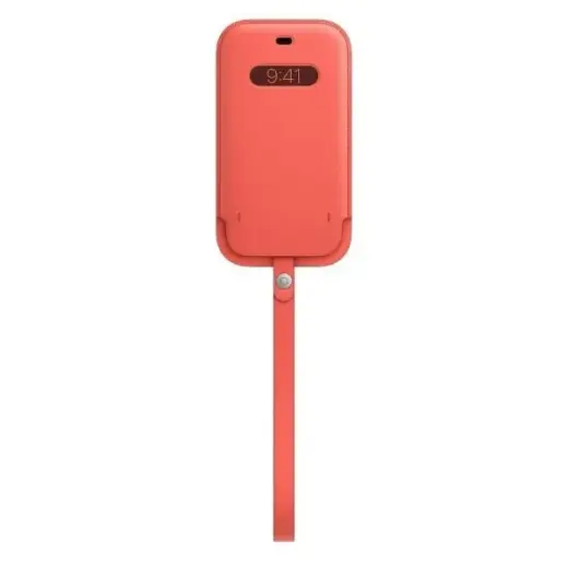 Etui Apple MHYA3ZM|A iPhone 12|12 Pro MagSafe różowy|pink Leather Case
