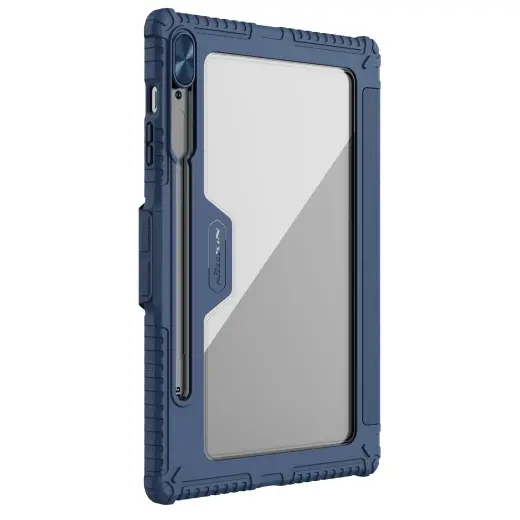 Nillkin Bumper PRO Protective Stand Case Multi-angle for Samsung Galaxy Tab S9+ Sapphire Blue