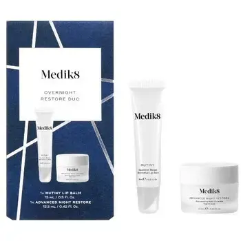 Overnight Restore Duo - Cosmetic set for skin renewal and nourishment.