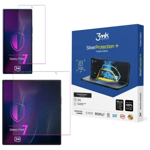 3MK SilverProtect+ Folia antymikrobowa aizsargplēve telefona ekrānam Samsung Galaxy Z Fold 7 (F966)