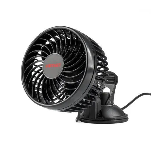 Car fan with suction cup 4,5" 12V