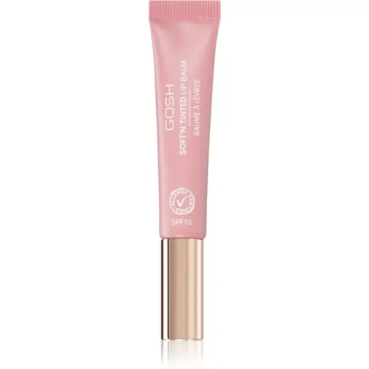 Gosh, Soft'n Tinted, Vegan, semi-transparent, Lip Balm, 004, Vintage Rose, SPF 15, 8 ml