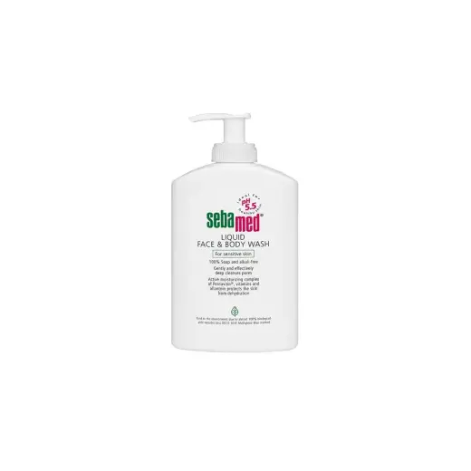 Sebamed Liquid Face & Body Wash for Sensitive and Problematic Skin 1000ml/33.8oz