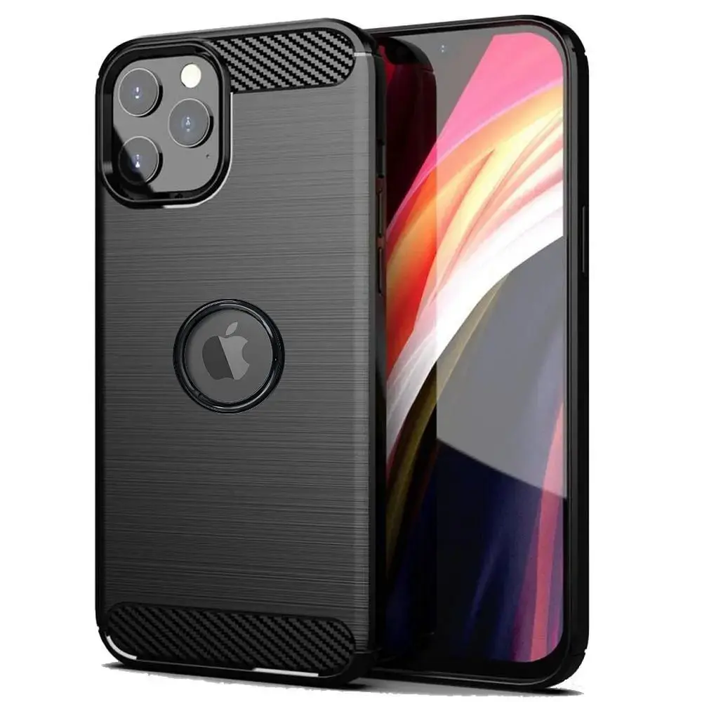 Carbon maciņš telefonam iPhone 13 melns