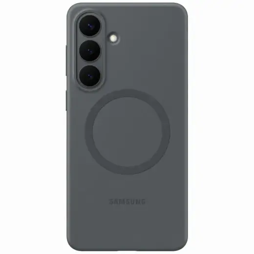 Silicone Magnet telefono dėklas Samsung Galaxy S26+ (S947) juodas