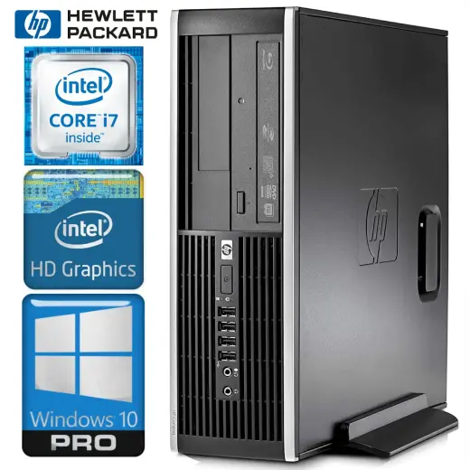HP 8300 Elite SFF i7-3770 8GB 480SSD+1TB DVD WIN10PRO|W7P [refurbished]