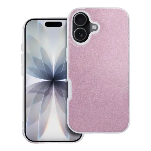 Shining phone case for iPhone 17 pink