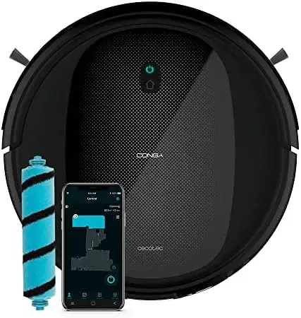 Cecotec Conga Perfect&Clean Connected Titanium 160 Min  Wifi Control  2100 Pa (Ekspozīc.)