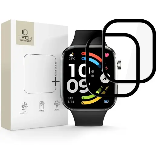 Tech-Protect aizsargstikls priekš Redmi Watch 6 | melns
