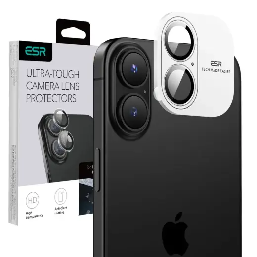 ESR ARMORITE CAMERA PROTECTOR IPHONE 16 | 16 PLUS CLEAR