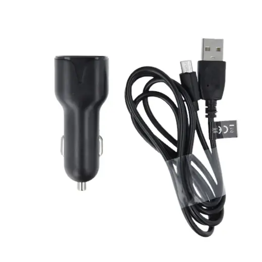 Зарядка для автомобиля Maxlife MXCC-01 | 10.5W | USB-A | с кабелем USB-A на microUSB в комплекте | черная