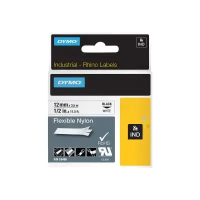 Dymo Schriftband (18488) Black White (S0718100)