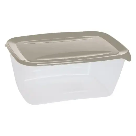 Pārtikas trauciņš taisnstūris 5L Fresh&Go bēšs
