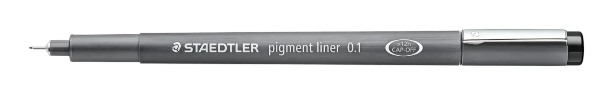 Pildspalva rasēšanai STAEDTLER PIGMENT LINER 0.1mm melna