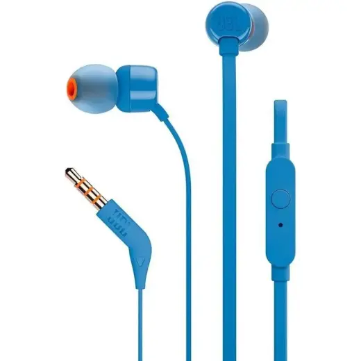 Wired headset JBL T160BL blue