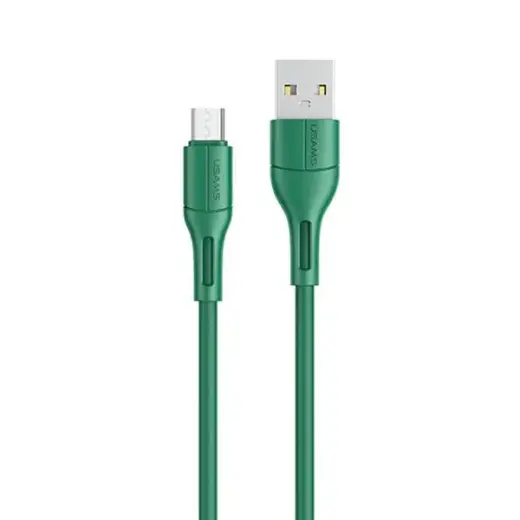 USAMS U68 SJ502USB04 data transfer and charging cable | USB-A to Micro USB | 10W | 1m | green