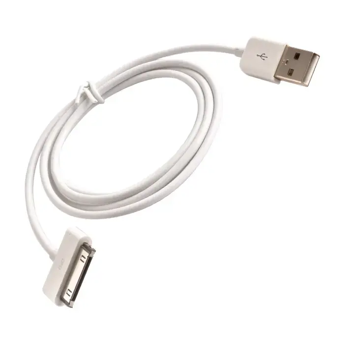 Forever Data & Charging USB Cable Apple iPhone 4 4S | iPad 2 3 (Analog MA591) White 
