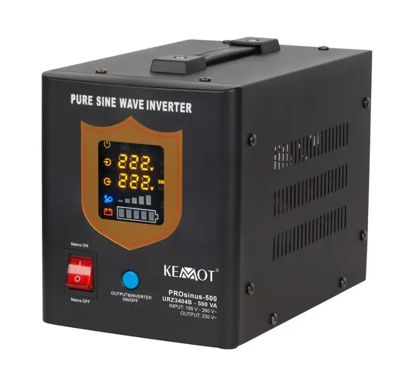 KEMOT 500VA/300W 12V/230VAC Nepārtrauktās barošanas bloks