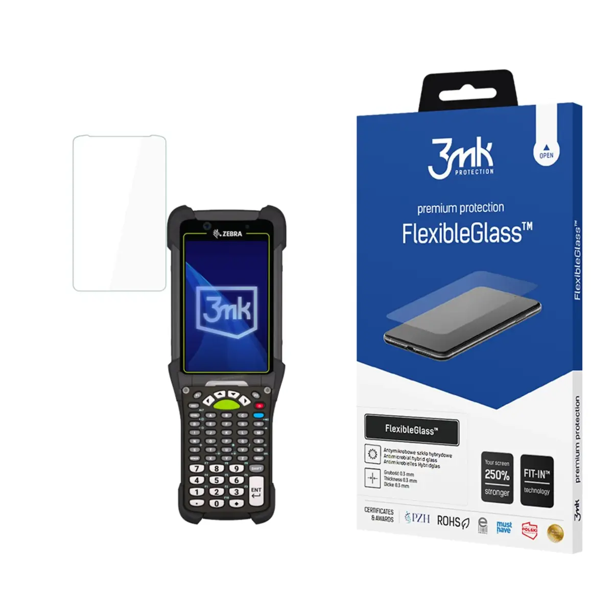 3mk Protection Zebra MC94 - 3mk FlexibleGlass