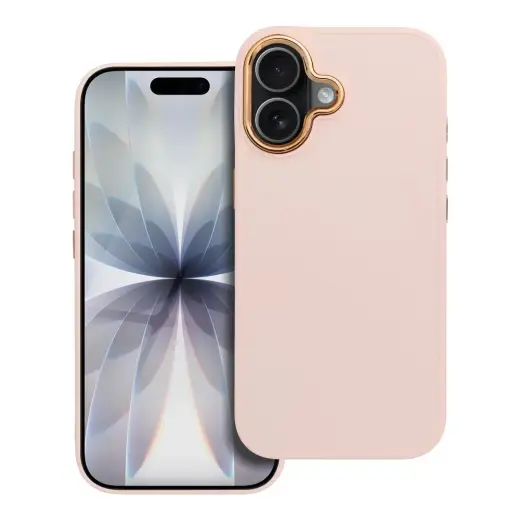 FRAME telefono dėklas iPhone 17 rožinis