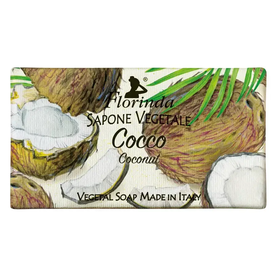 Florinda, Cocco, Vegan, Cleansing & Hydrating, Scented Soap Bar , 100 g