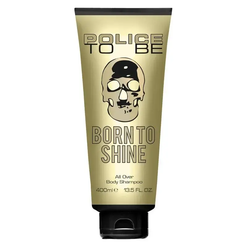 Police to Be Born to Shine Men's Total Body Shampoo 400 Ml