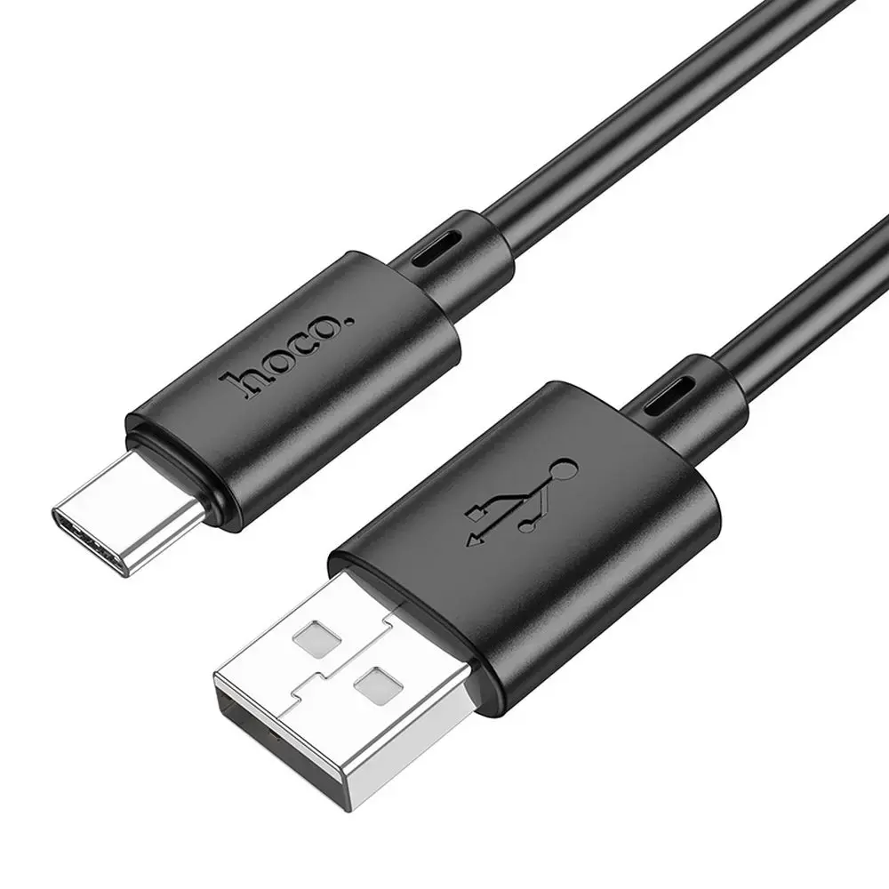 HOCO X88 datu pārraides un uzlādes vads | USB-A uz USB-C | 15W | 1m | melns