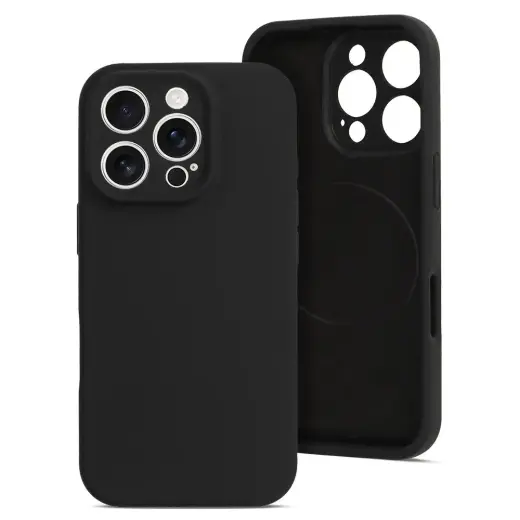 MagColor Pure phone case with MagSafe support for iPhone 16 Pro black