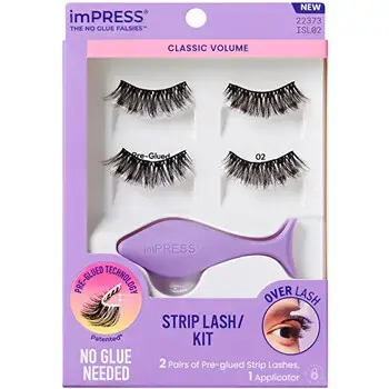 Kiss My Face imPRESS No Glue Strip Lash 02 - Umělé řasy