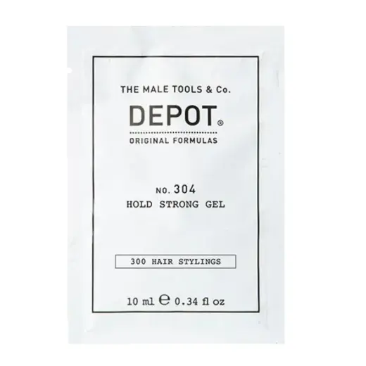 Depot, 300 Hair Stylings No. 304, Botanical, Hair Styling Gel, For Styling, Strong Hold, 10 ml