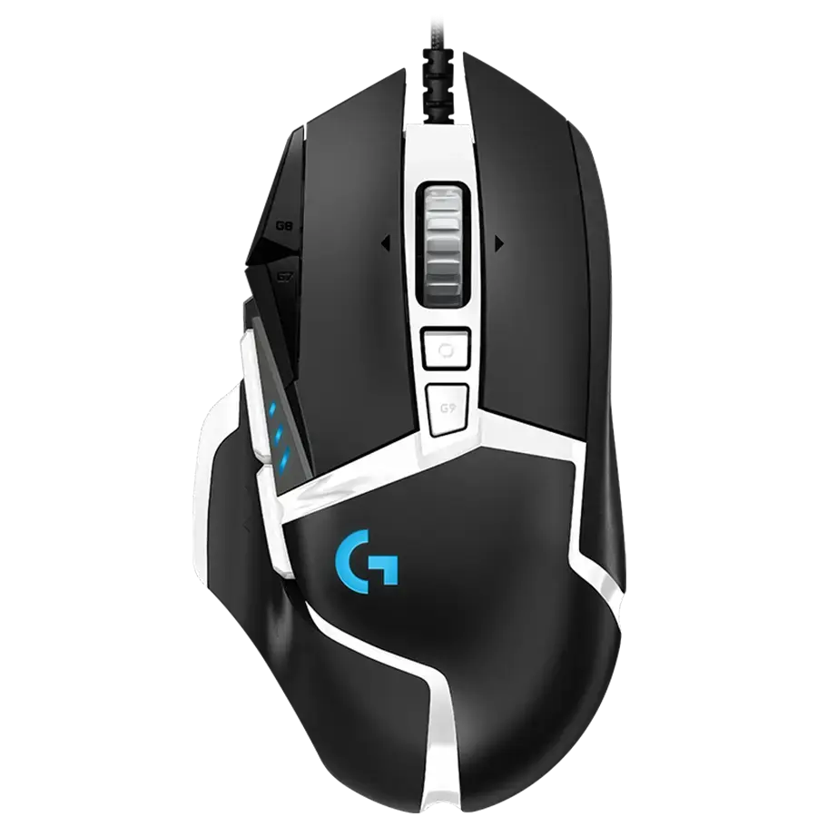 LOGITECH G502 SE Corded Gaming Mouse - HERO - BLACK/WHITE - USB - EER2