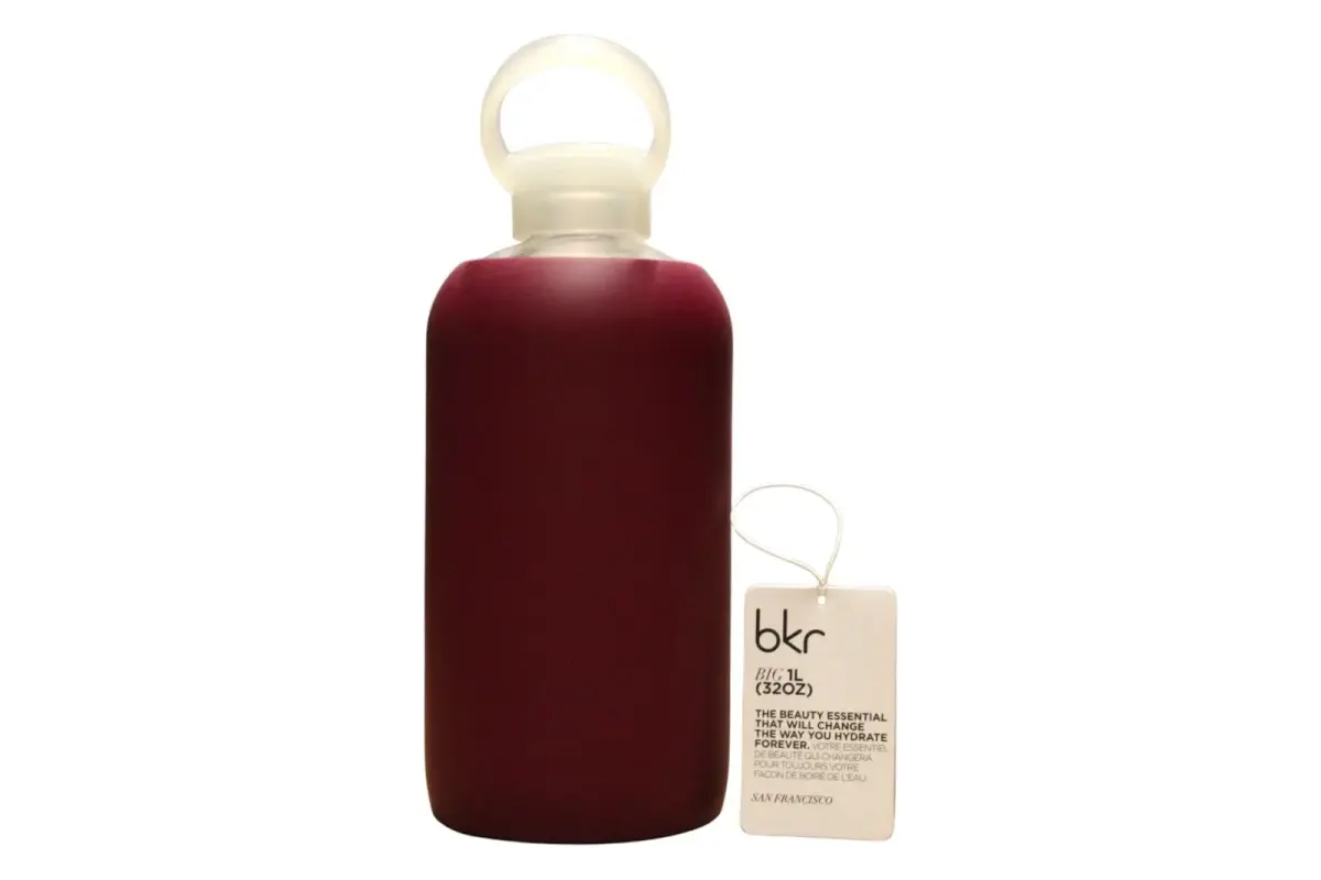 Bkr Bitten Spiked, GWP Glass Water Bottle, 1000 ml