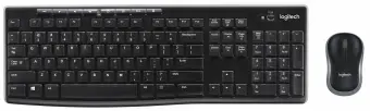 Logitech Mouse and Keyboard Set MK270 - US Layout - Black