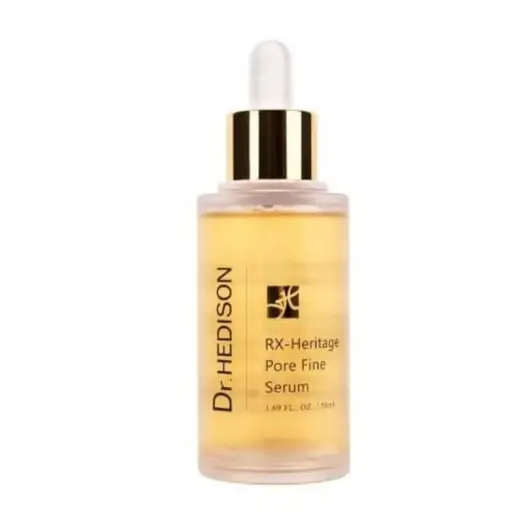 Dr. Hedison, RX-Heritage, Pore Reduction, Daily Use, Serum, Face, Neck, Décolleté, 50 ml