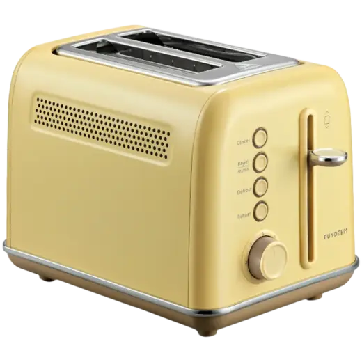 BUYDEEM 2 Slice Toaster, model DT620E, color Mellow Yellow, EU
