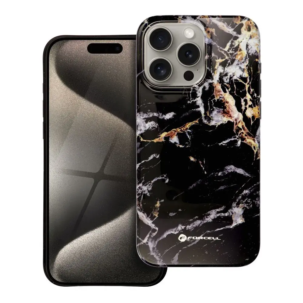 Forcell F-Protect Mirage maciņš ar MagSafe atbalstu telefonam iPhone 15 Pro Max melns