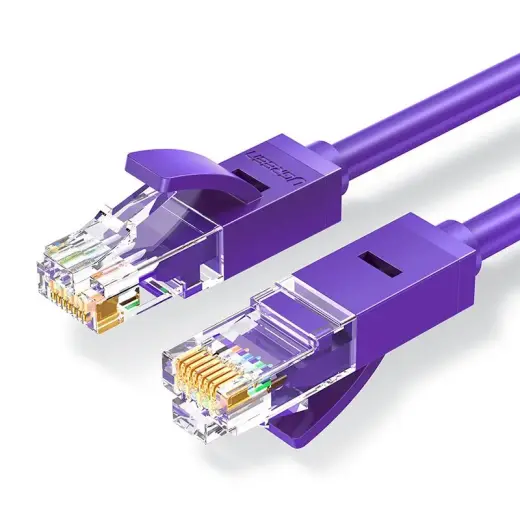 Ugreen Ethernet patchcord cable RJ45 Cat 6 UTP 1000Mbps 1 m violet (NW102 80835)