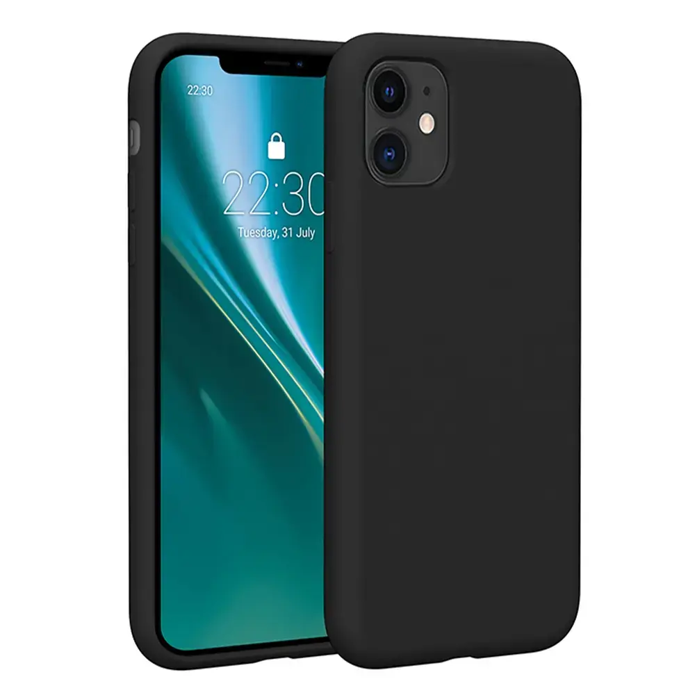 Etteri Silicone phone case for iPhone 11 black