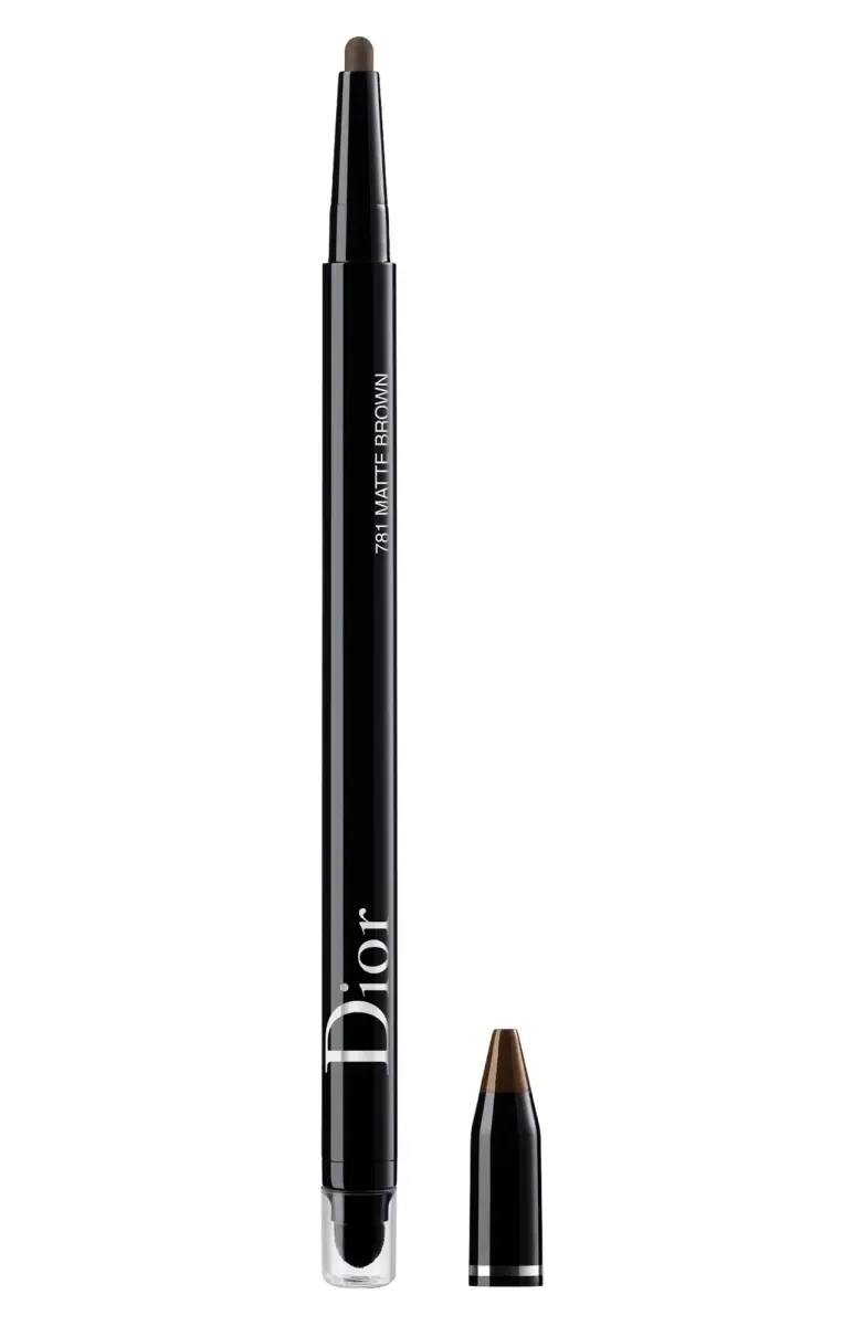 Christian Dior, Diorshow On Stage, Waterproof, Double-Ended, Kohl Eyeliner, 781, Intense Brown, 1.2 g